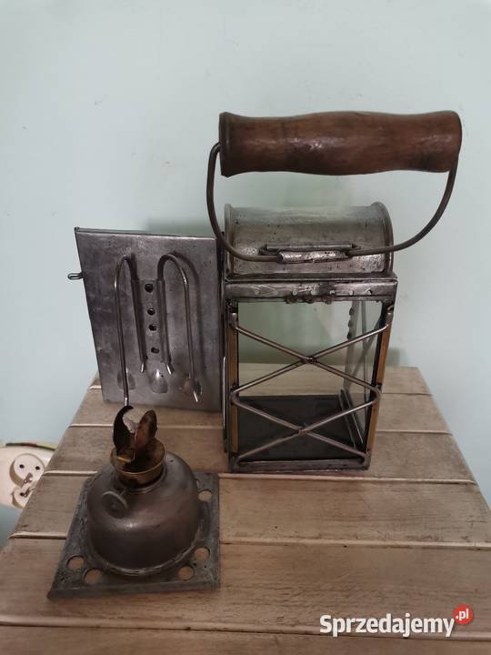 Stara lampa kolejowa Art Deco