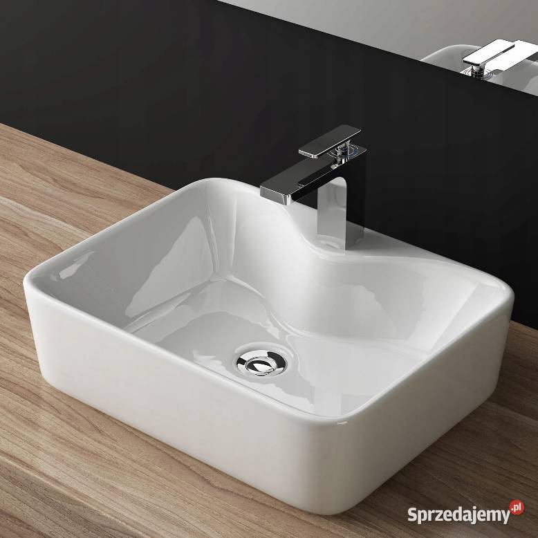 Umywalka nablatowa ceramiczna Kelly 50x40 NOWA Akcesoria łazienkowe Choroszcz