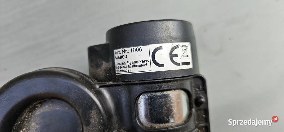 Klakson pneumatyczny marco 1006 Zbąszyń sprzedam