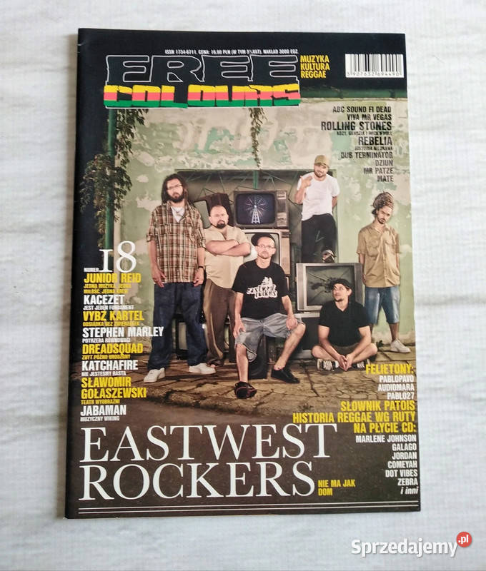 Free Colours 5 sztuk Reggae Dub Ska Rasta Gdynia