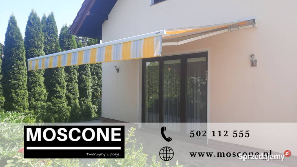 Markizy Tarasowe Paczków PomiarMontaż Moscone Markizy i osłony sprzedam