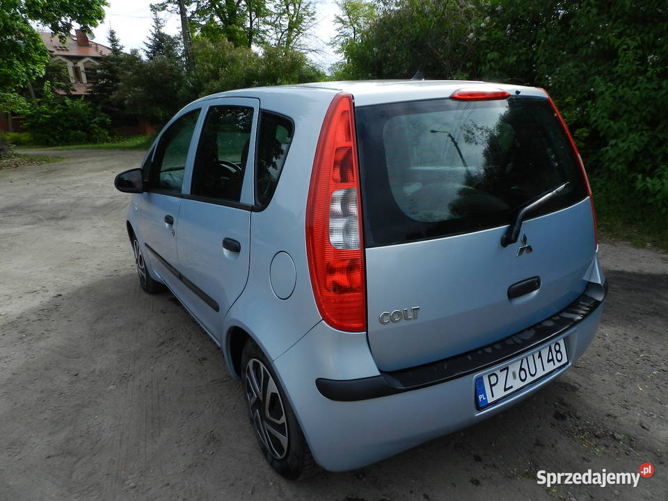 Mitsubishi Colt VI Benzyna 13 KLIMA 5drzwi Tani welurowa tapicerka Puszczykowo