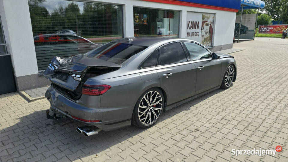 Audi S8 Audi S8 Szary Mat Salon F vat Pali uszkodzony Karczew