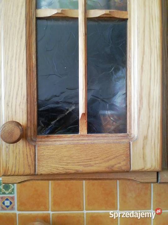 Ozdobne wykończenie szafki dąb naturalny Warszawa