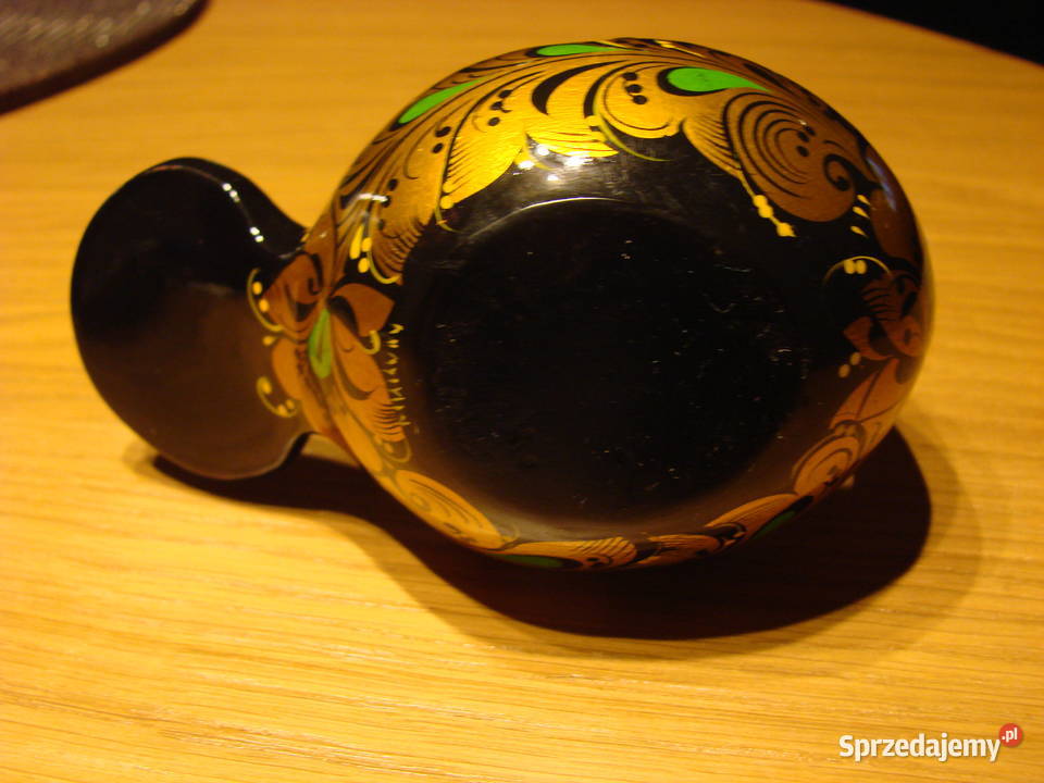 drewniany zdobiony łabędź miseczka pomorskie Pruszcz Gdański sprzedam