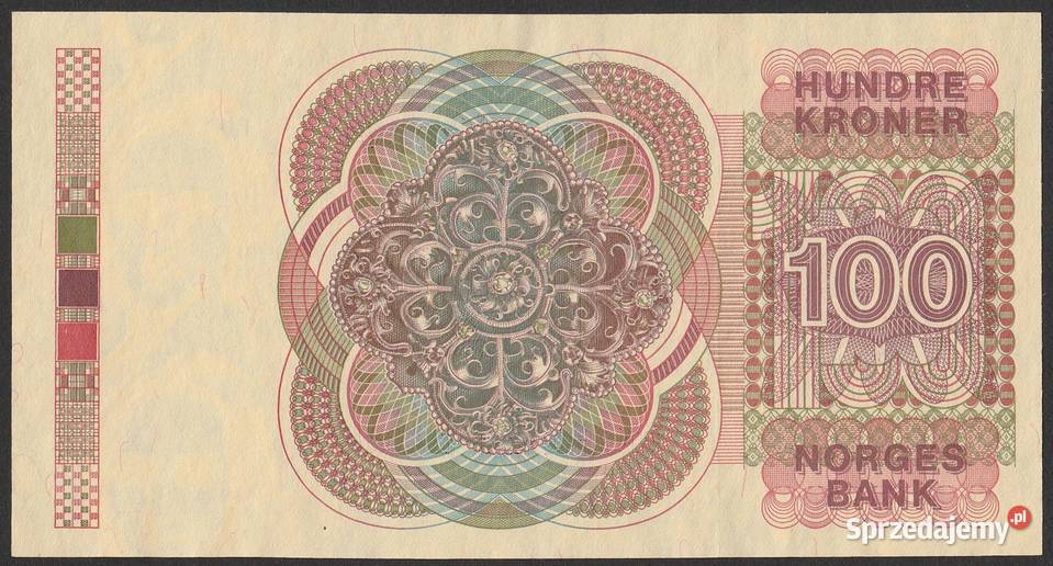 NORWEGIA 100 KORON 1982 STAN 12