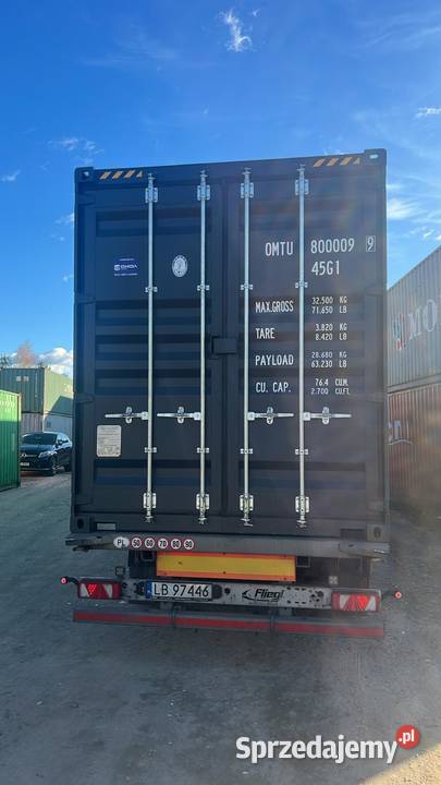Kontener magazynowy morski 2025r 40HC RAL7016 Solec Kujawski