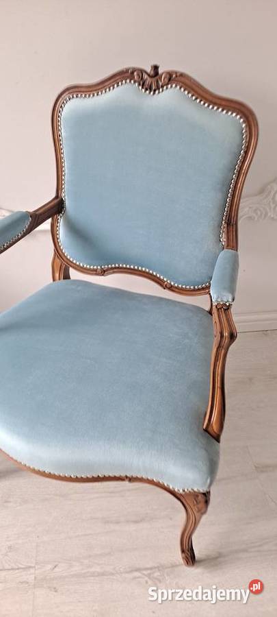 Stylowt fotel krzesło Ludwik Ludwikowskie 64cm zachodniopomorskie Szczecin