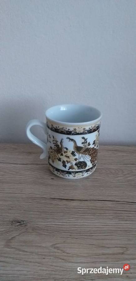 Kubek z pawiem Przedbórz sprzedam