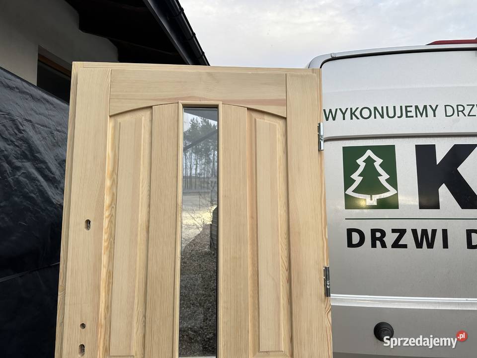 Drzwi zewnętrzne drewniane NA KAŻDY WYMIAR W Budowa