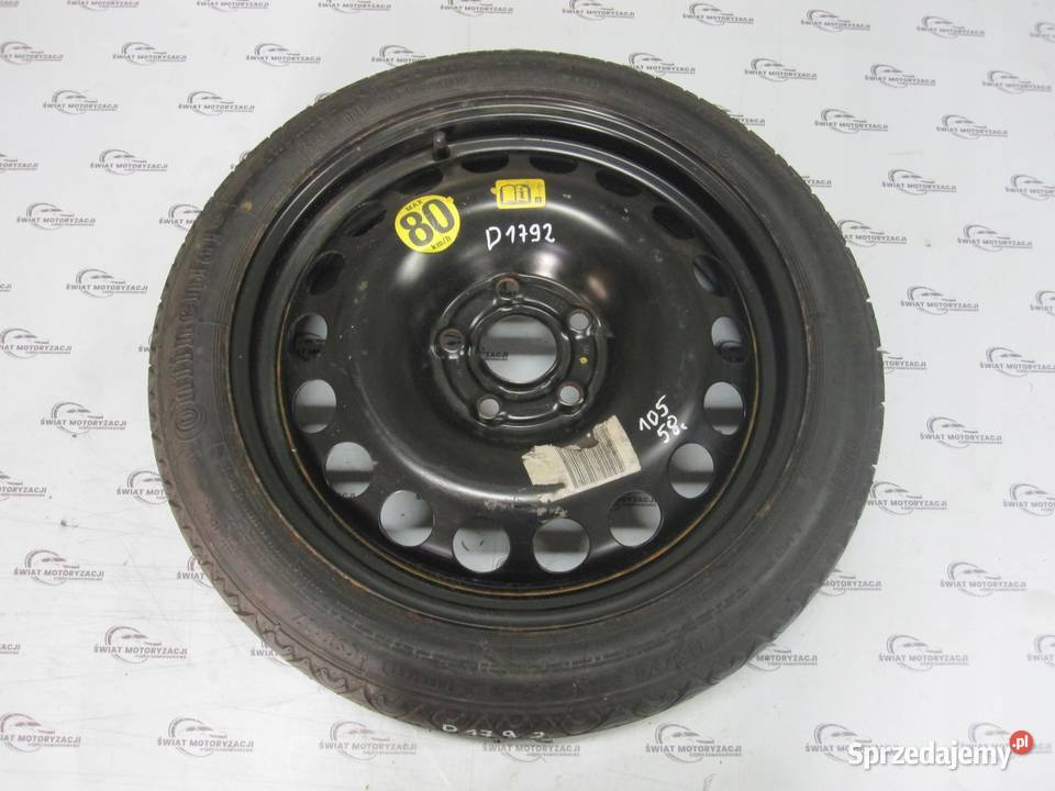 OPEL ASTRA J K koło dojazdowe 1157016 92M 5x105 sprzedam