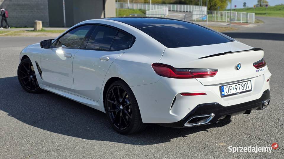 BMW 840i bogata wersja niski przebieg Opole biały