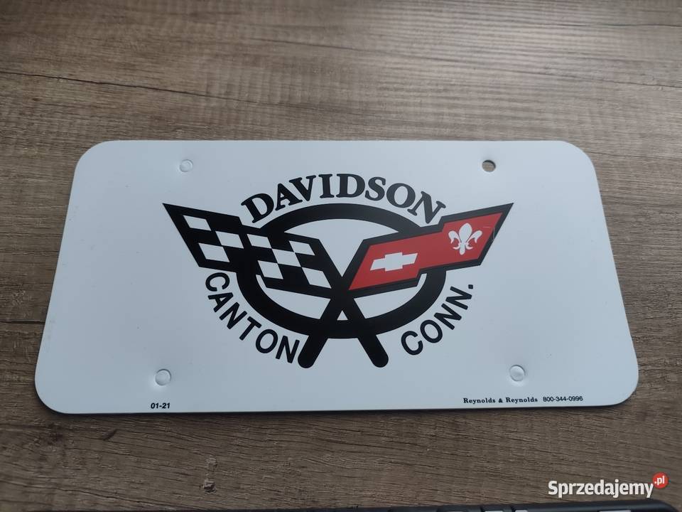 Ozdobna ramka tablicy Chevrolet Davidson Canton Rzeszów