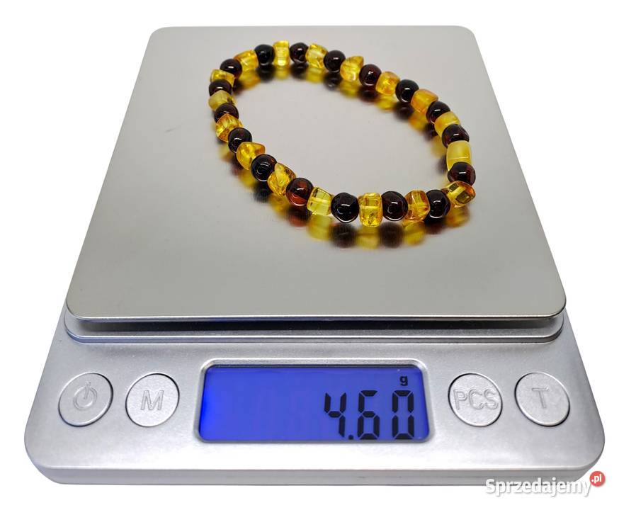 Bransoletka BURSZTYN bałtycki kostka mazowieckie Warszawa