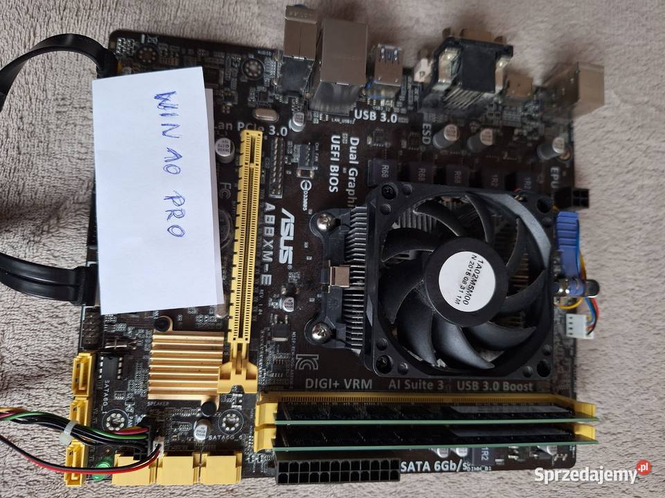 ASUS A88XME AMD A107800 4x35GHz 8GB DDR3 Płyty główne
