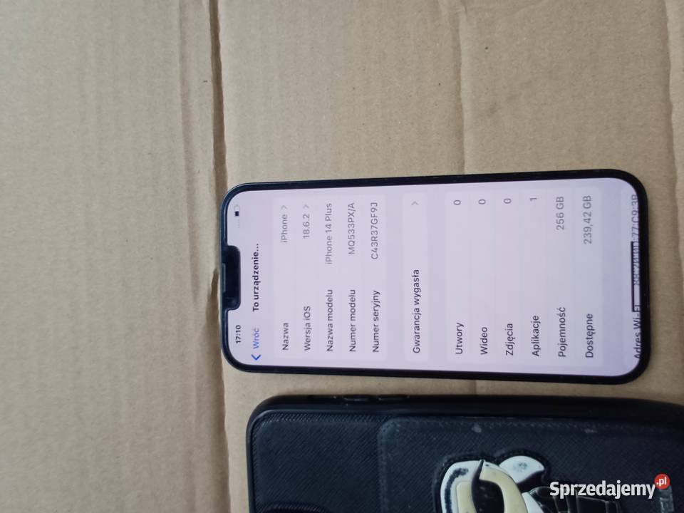 IPhone 14 plus 256 GB lubelskie