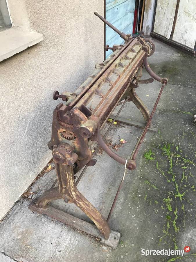 Giętarka do blachy dolnośląskie Wrocław sprzedam