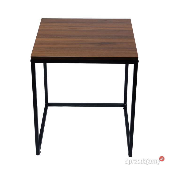 Nowoczesne stoliki kawowe kwadratowe zestaw 2w1 Poznań