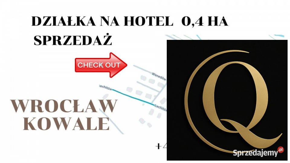 sprzedaży gruntu 3984m2 Wrocław LECHITÓW sprzedam