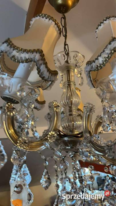 Żyrandol kryształowy Pięcioramienny Maria Teresa Gdańsk sprzedam