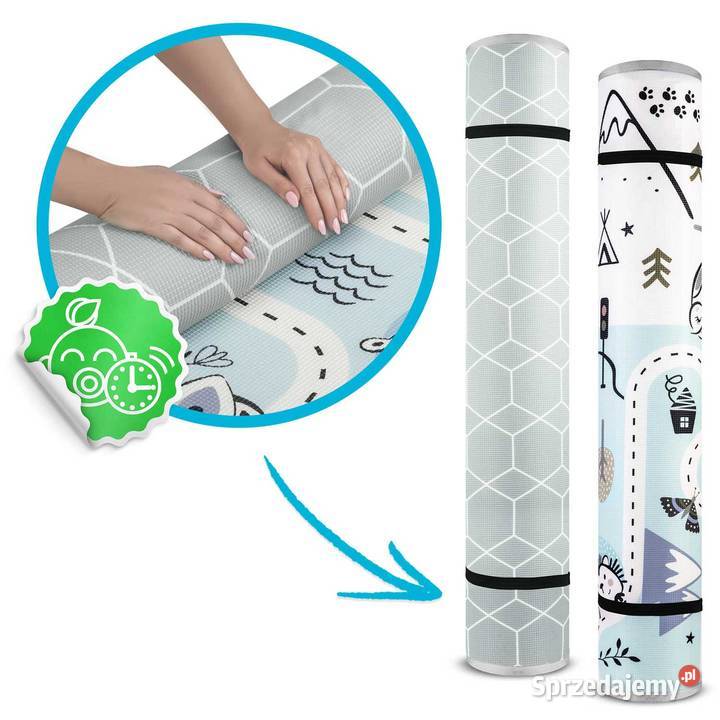 Mata piankowa składana estetyczna bezpieczna