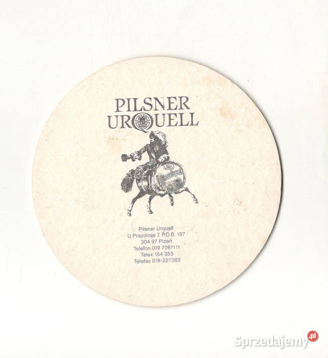 Pilsner Urquell podstawka do piwa 38 sprzedam