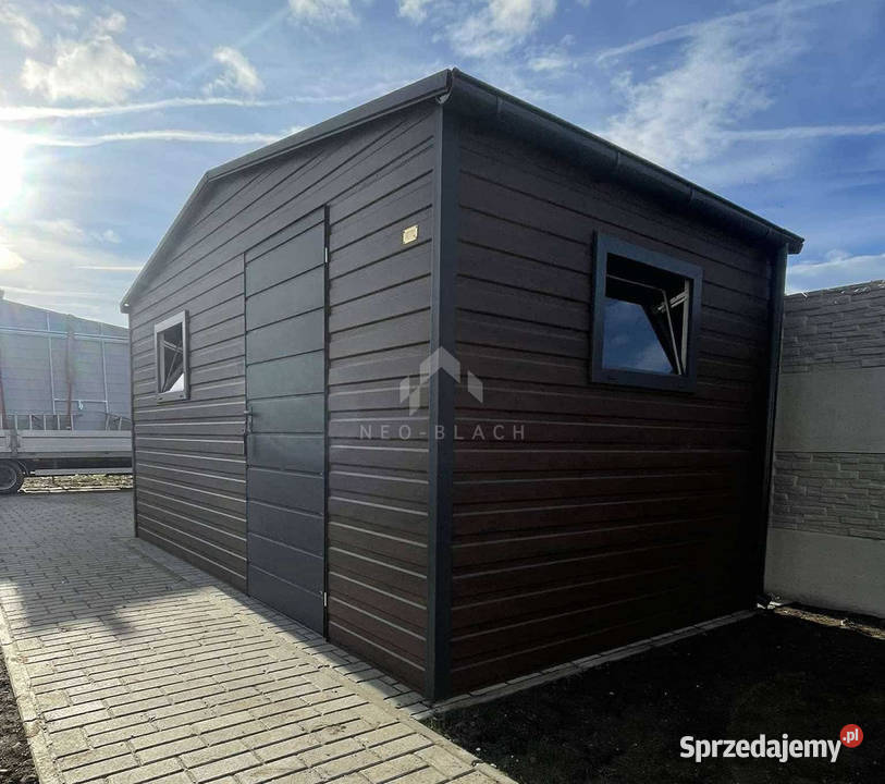 Schowek domek ogrodowy 5x25m drzwi 2x okno Lubin