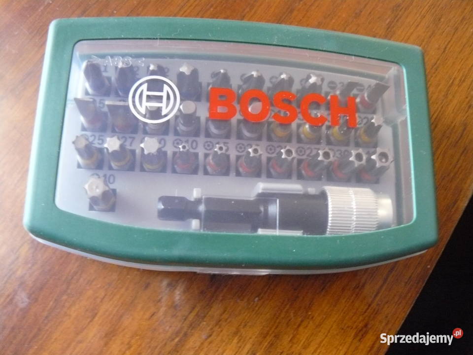 Zestaw bitów firmy Bosch w pudełku Nowa Sól sprzedam