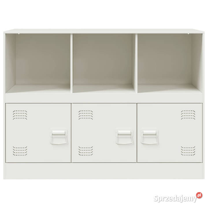 Szafka boczna biała 99x39x73 stal WM841792
