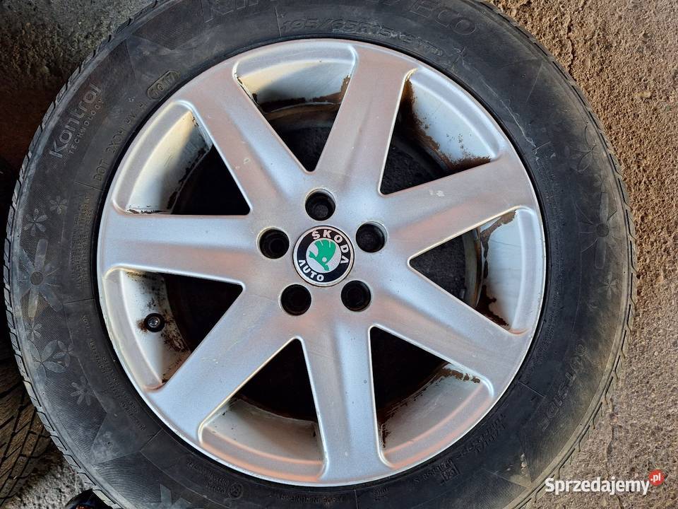 Alufelgi 5x100 15 ET38 SKODA Octavia Praktik aluminiowe Choceń sprzedam