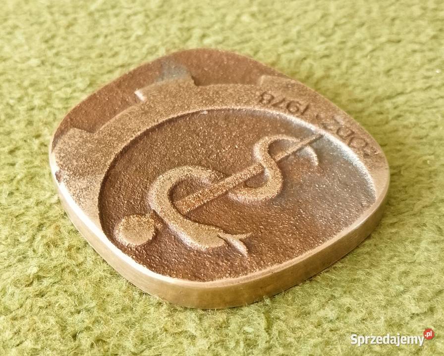 Medal mosiężny 25 lat Przemysłowej Służby Katowice
