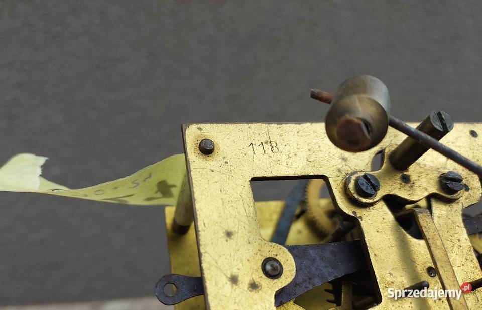 627 Mechanizm starego zegara ściennego Junghans pomorskie Tczew sprzedam