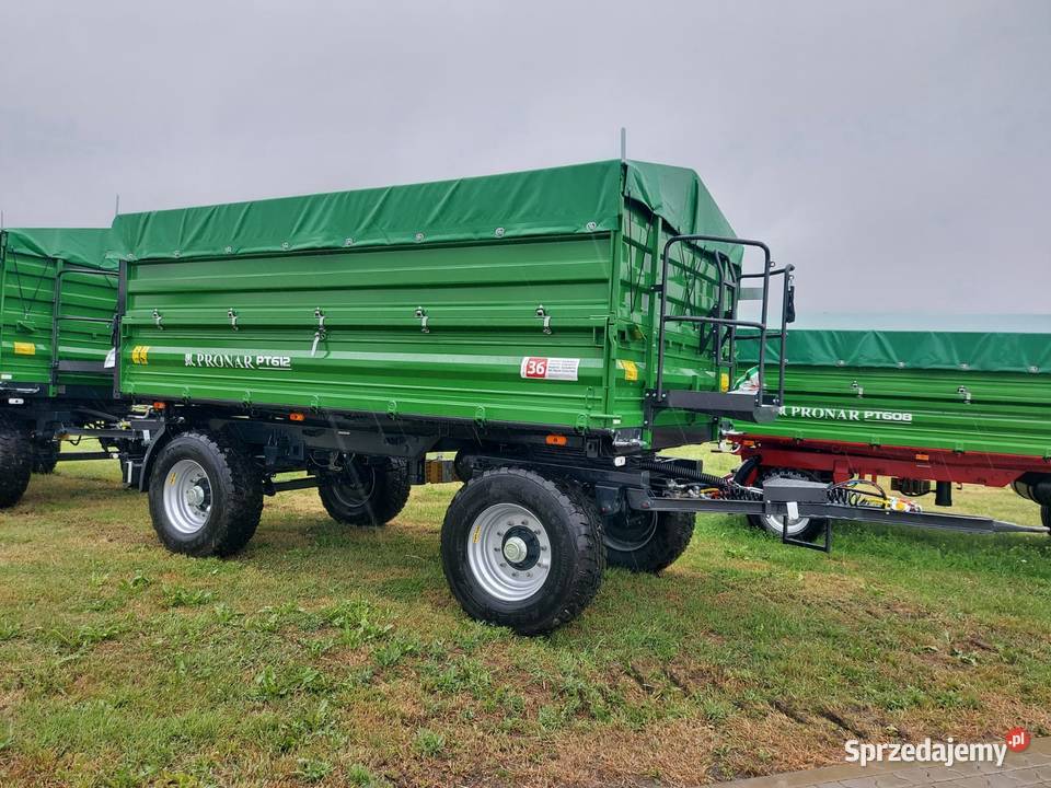 Przyczepa rolnicza PRONAR 12 ton paletowa PT612 Pronar Przyczepy rolnicze Piotrków Trybunalski