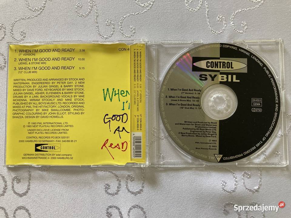 Płyta CD Single Sybil When Im Good And Ready 1 płyta Czerwionka-Leszczyny