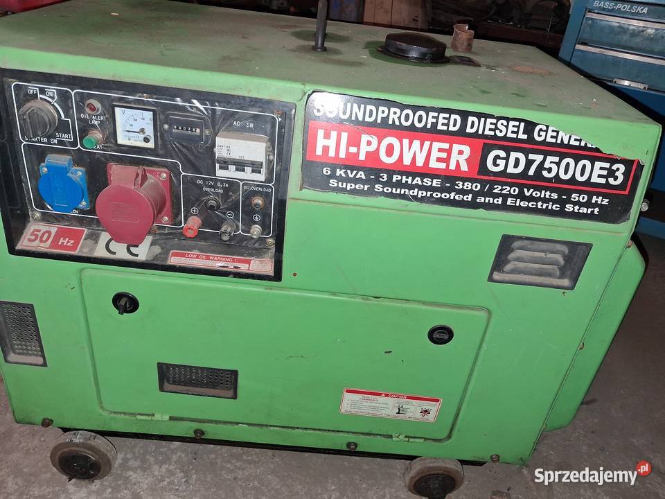 Generator prądu GD7500E3 Częstochowa