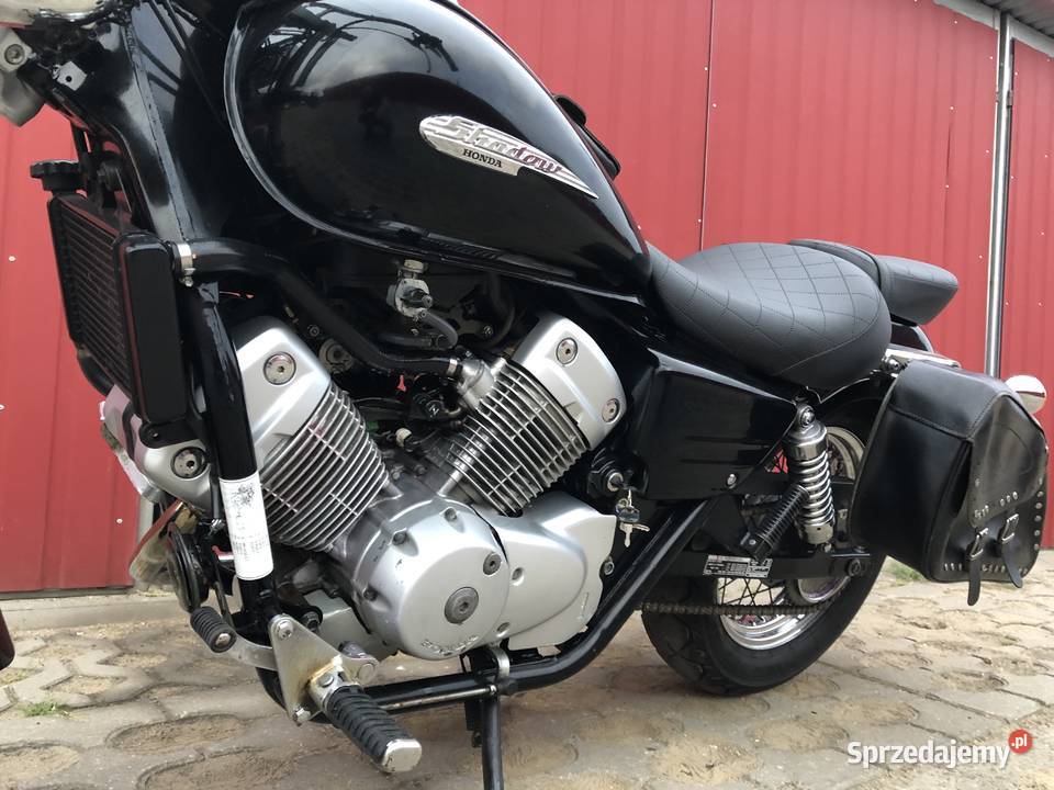Honda Shadow VT 125 C Piękna NOWA tłumik SILVER mazowieckie Żyrardów