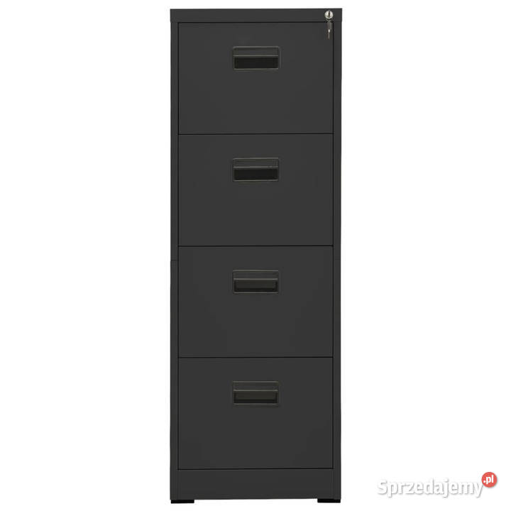 Szafka kartotekowa antracytowa 46x62x133 stalowa mazowieckie