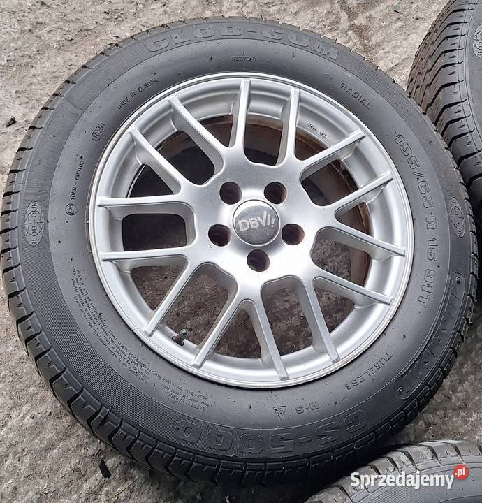 Felgi aluminiowe DBV Arizona 15 5x100 opony Sosnowiec sprzedam