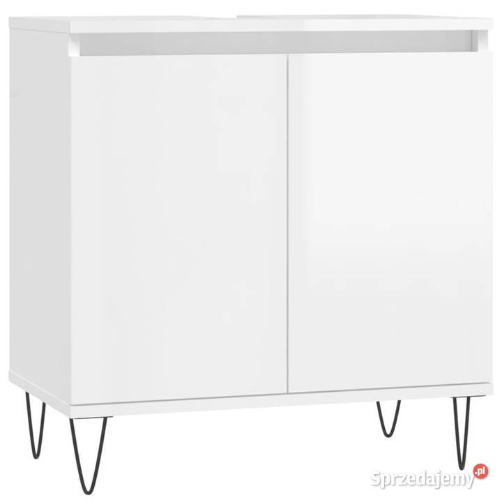 Szafka łazienkowa biała wysoki połysk 58x33x60 Warszawa sprzedam