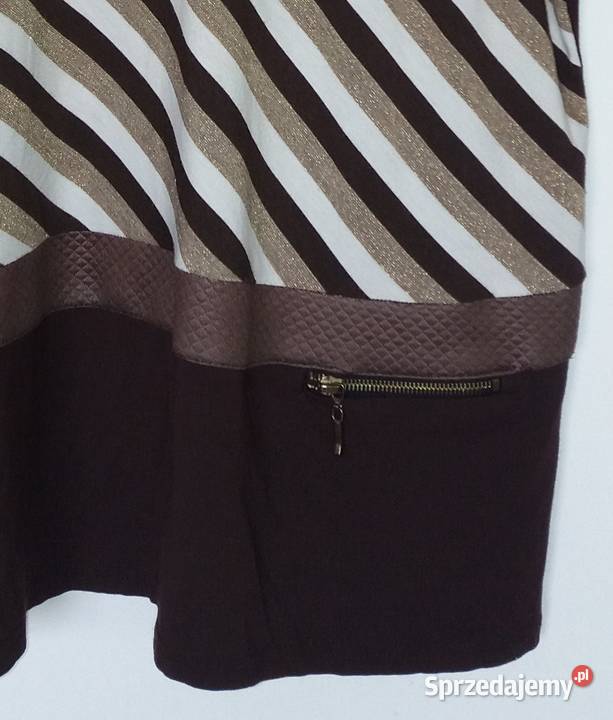 XLXXL5052 Brązowa wygodna tunika bop mode Bluzki i koszule Gliwice