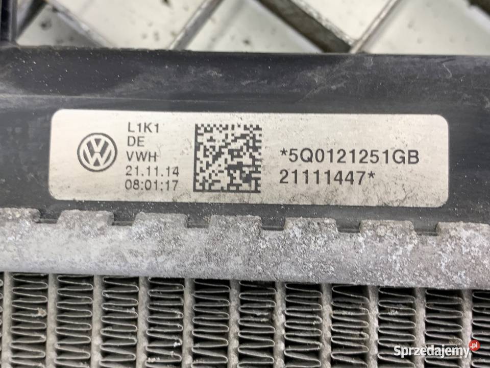 INTERCOOLER VW PASSAT B8 5Q0121251GB 20 150 Motoryzacja