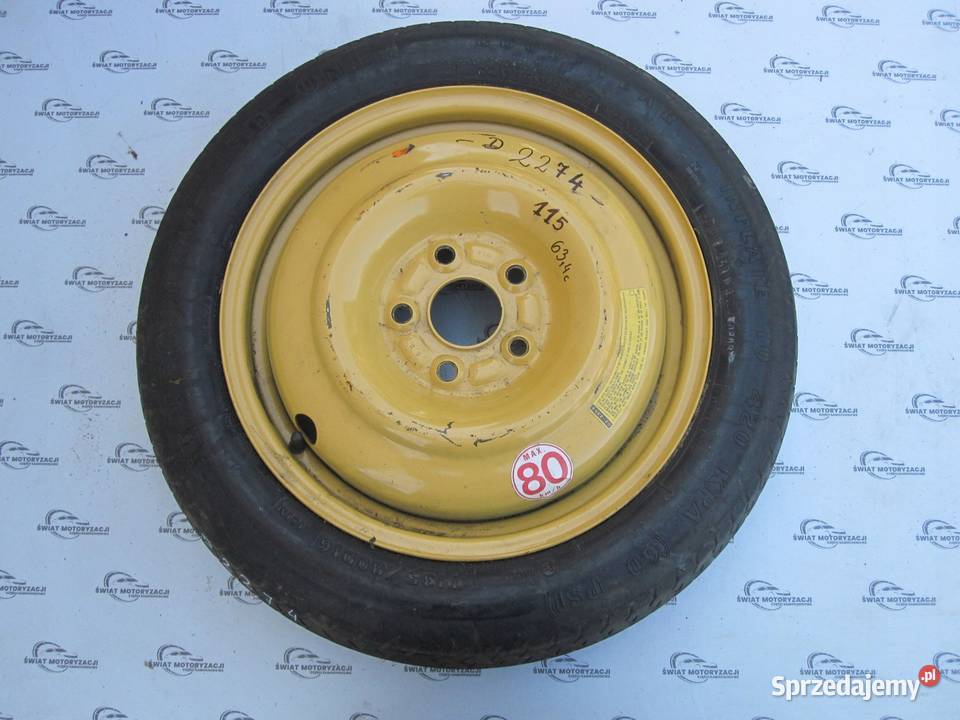 HONDA ACCORD VII koło dojazdowe 1358016 101M Koła dojazdowe Kielce sprzedam