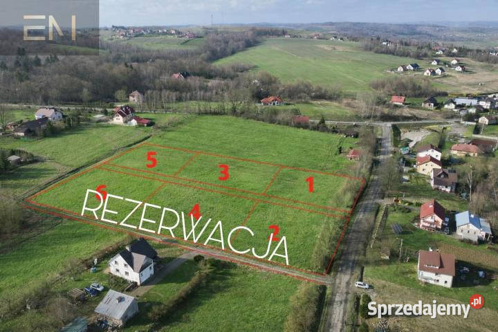 Działka Wielopole Skrzyńskie 1600 metrów Nieruchomości podkarpackie