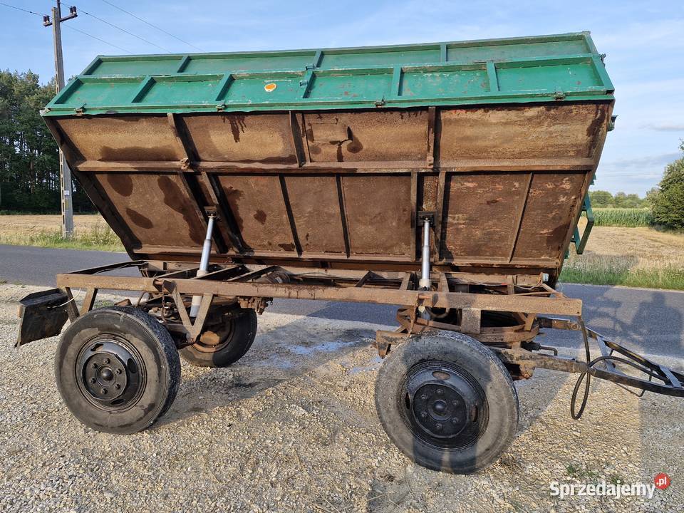 Przyczepa Wywrotka SANOK D44B Podwójne burty nieuszkodzony Tuszyn