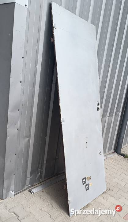 drzwi prawe metalowe solidne ciężkie zewnętrzne Łódź