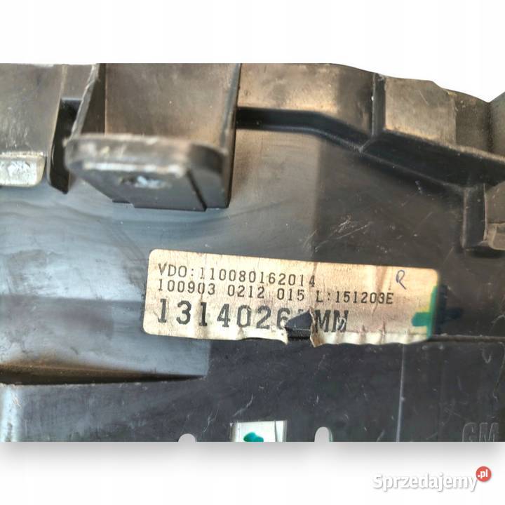 LICZNIK ZEGARY 13140265 MN Opel Meriva A 17 CDTI Chełm sprzedam