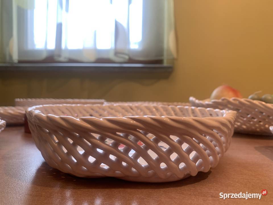 Zestaw ozdobnej ceramiki węgierskiej kwiatowy mazowieckie Warszawa