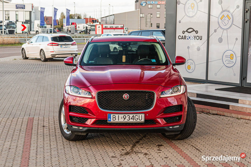 Jaguar FPace 20 benzyna na prywatne raty bez BIK