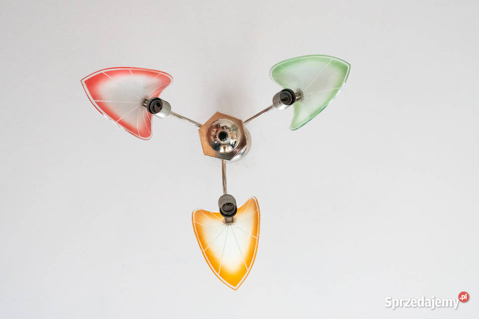 Żyrandol lata 60 Look PopArt MidCentury Vintage Dąbrowa Górnicza