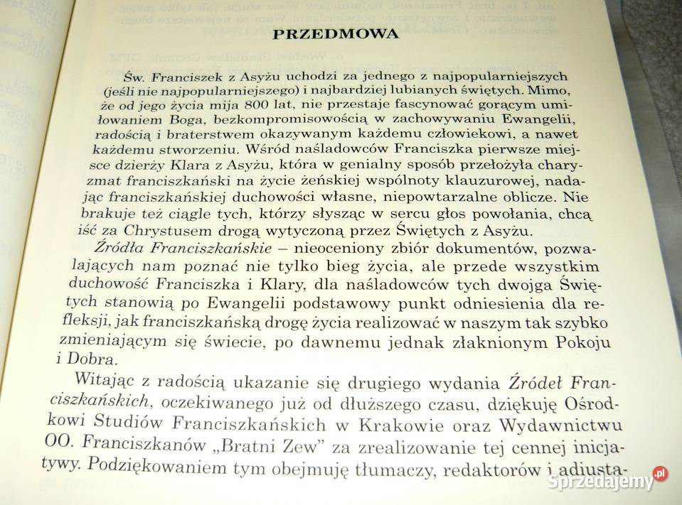 UnikaT Źródła Franciszkańskie Bratni Zew św Krotoszyn sprzedam
